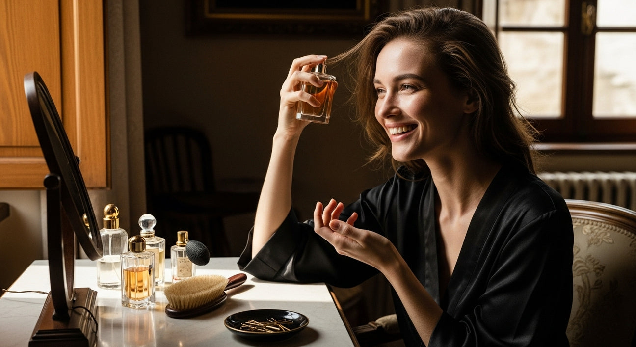 storia profumo capelli donna