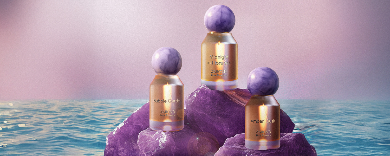 violet collection profumo per capelli amioud midnight in florence bubble garden amber dusk